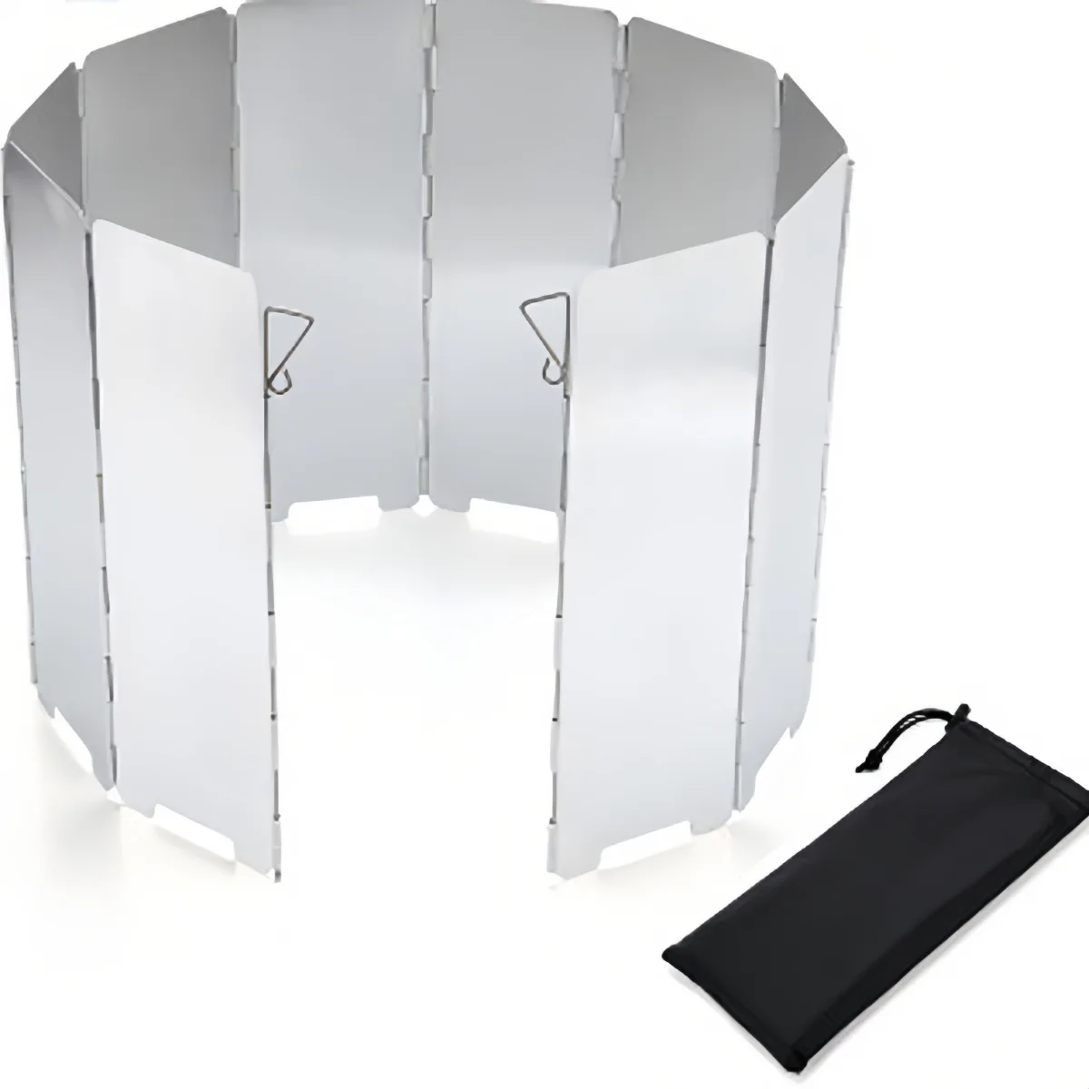 8/9/10 Plates Gas Stove Wind Shield Outdoor Camping Picnic Cooking Burner Windproof Screen Aluminum Alloy Wind
