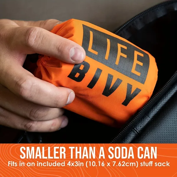 Portable Waterproof Emergency Survival Sleeping Bag Outdoor Edc Camping Gear Thermal Sack First Aid Rescue Kit