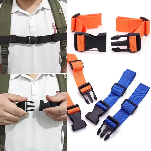 Backpack Chest Bag Strap Harness Adjustable Shoulder Strap For Bag Outdoor Camping Tactical Bags Straps Access