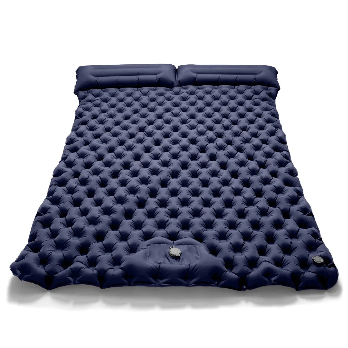 Outdoor Camping Double Inflatable Mattress Extra Wide Sleeping Pad Ultralight Folding Bed Sleeping Mat Car Tra