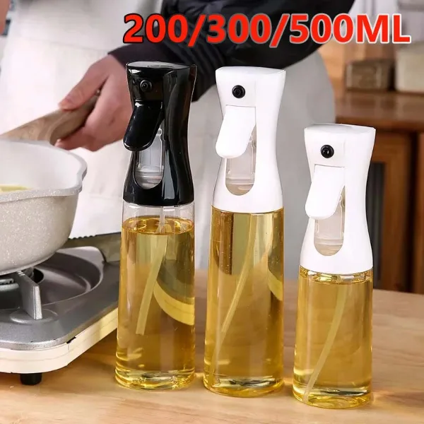 Oil Spray Bottle for Cooking Kitchen Olive Oil Sprayer for Camping BBQ Baking Vinegar Soy Sauce 200ml 300ml 50