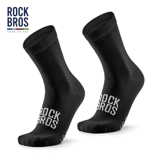 ROCKBROS ROAD TO SKY Sport Socks Breathable MTB Road Cycling Socks High Elastic Shock Absorbing A pair Bike So