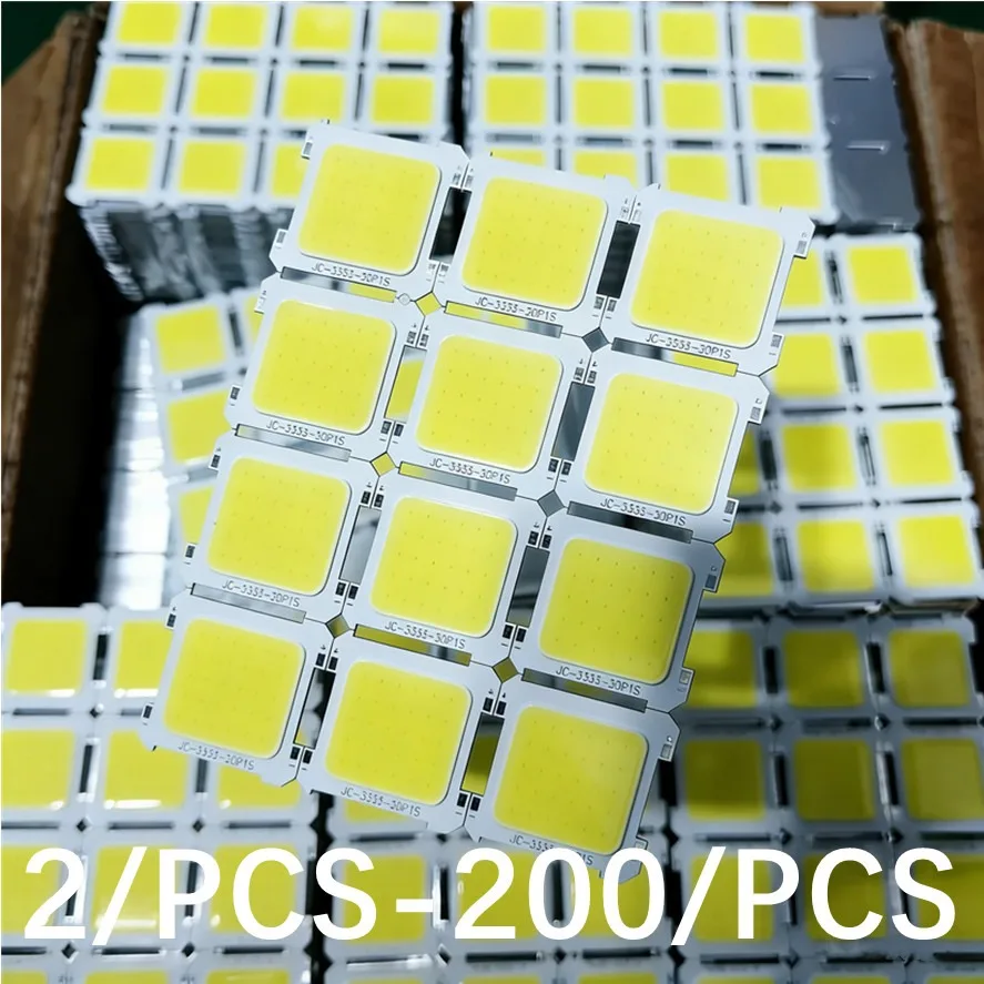2~200PCS/lot LED COB Integrated Chip 3V Portable Camping Light High Brightness White Light Spotlight Light LED