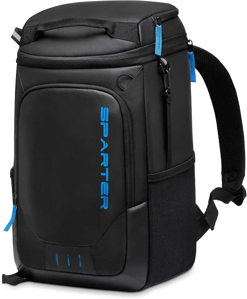 SPARTER Backpack Cooler Insulated Leak Proof 33/49 Cans, 2 Insulated Compartments Thermal Bag, Portable Lightw
