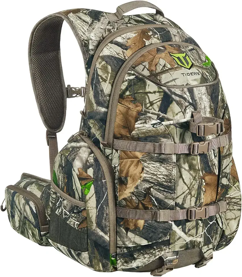 TIDEWE Hunting Backpack for Men, 40L Camo Hunting Pack for Deer Hunting